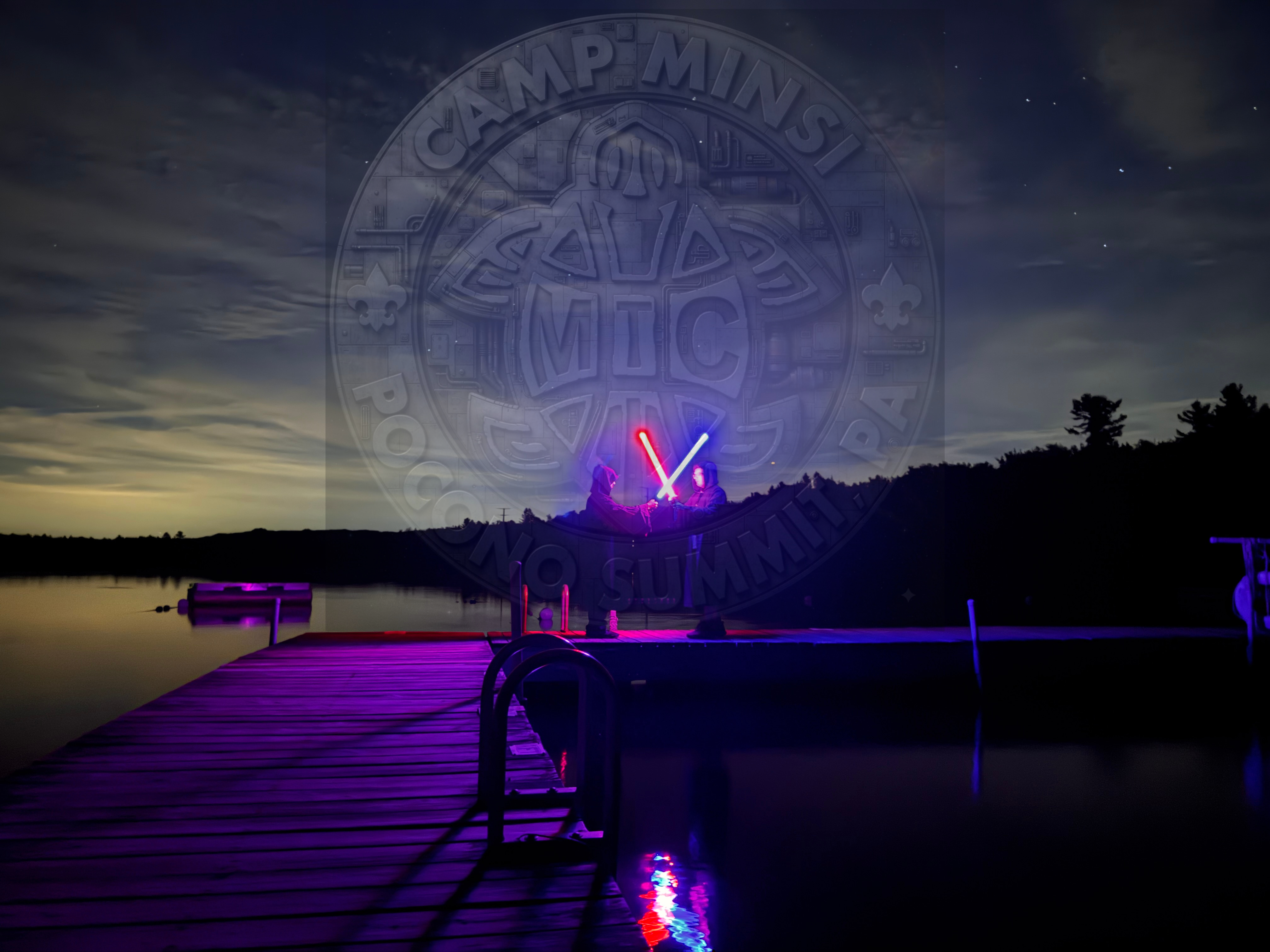 Lightsaber battle at Stillwater Lake