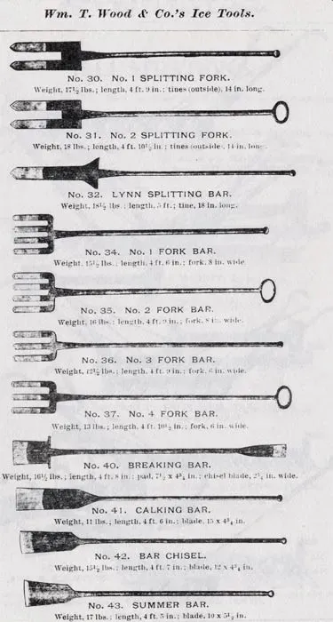 Ice harvesting Tools